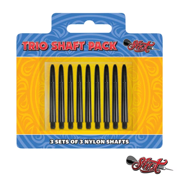 Trio 3 Set Shaft Pack - Black Dog Darts & Billiards