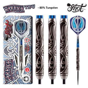 Warrior Tipu Steel Tip Dart Set-80% Tungsten