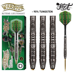 Warrior Rutene Steel Tip Dart Set - 90% Tungsten
