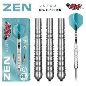Zen Jutsu Steel Tip Dart Set-80%-Tungsten