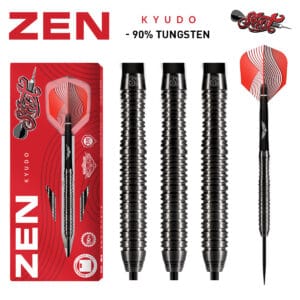 Zen Kyudo Steel Tip Dart Set 90% Tungsten