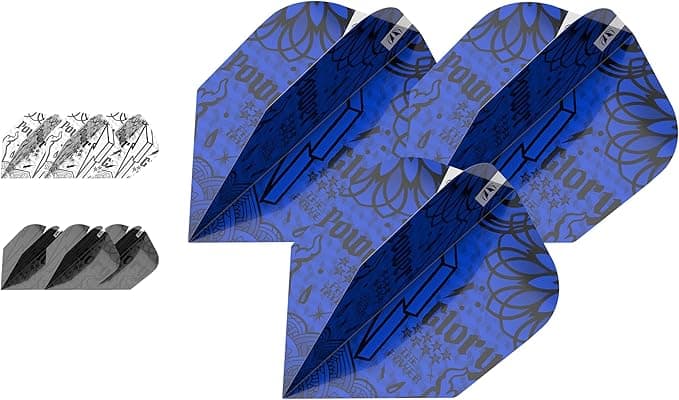 Target Darts Phil Taylor Ink Design No.6 Dart Flights - 3 Set Pack