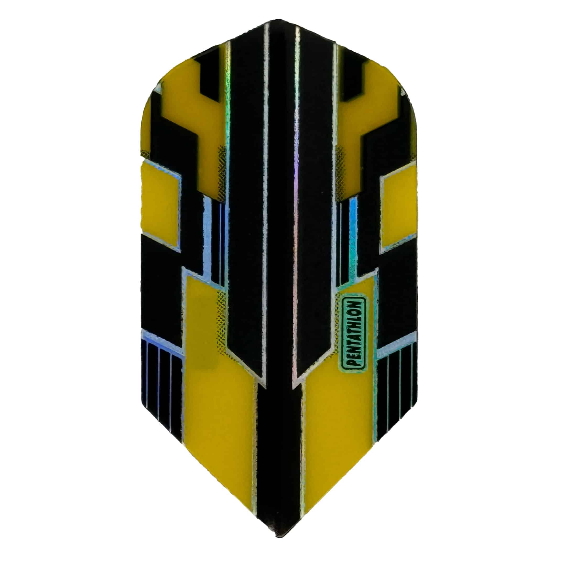 Shimmer Dart Flights - Slim Yellow