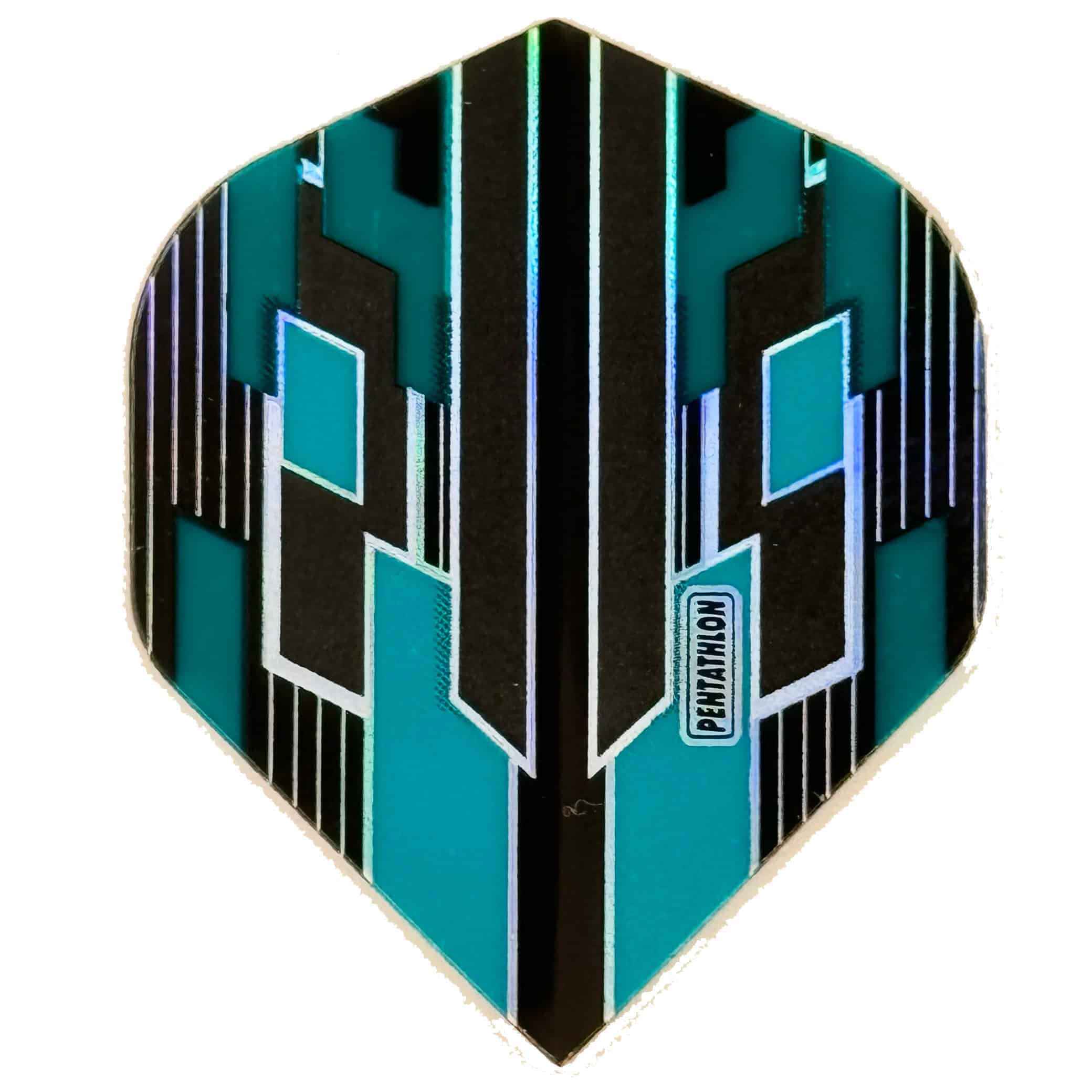 Shimmer Dart Flights - Standard Aqua