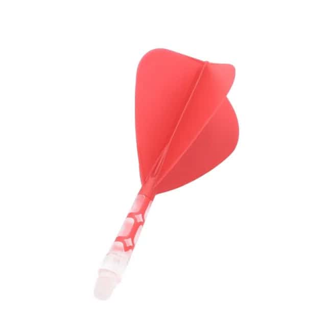 ROST T19 Integrated Dart Shaft and Flight - Kite Shape -Red