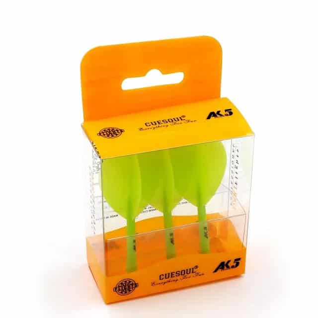 ROST AK5 Integrated Flights - Pear/Teardrop Shape - Green