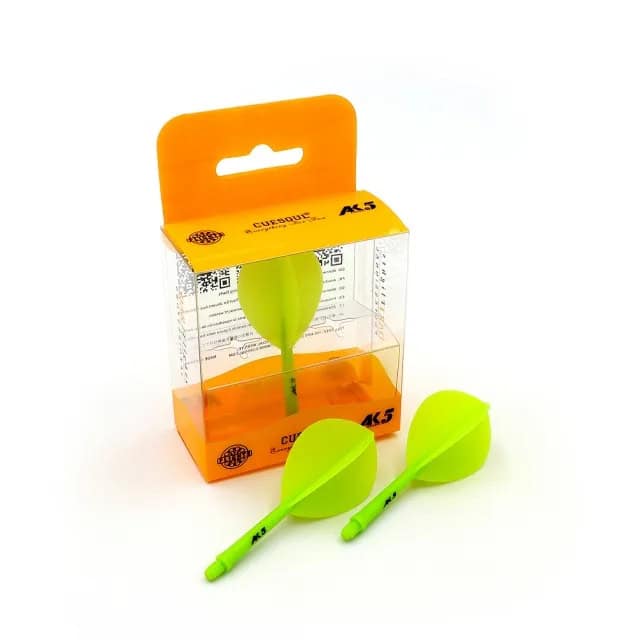 ROST AK5 Integrated Flights - Pear/Teardrop Shape - Green