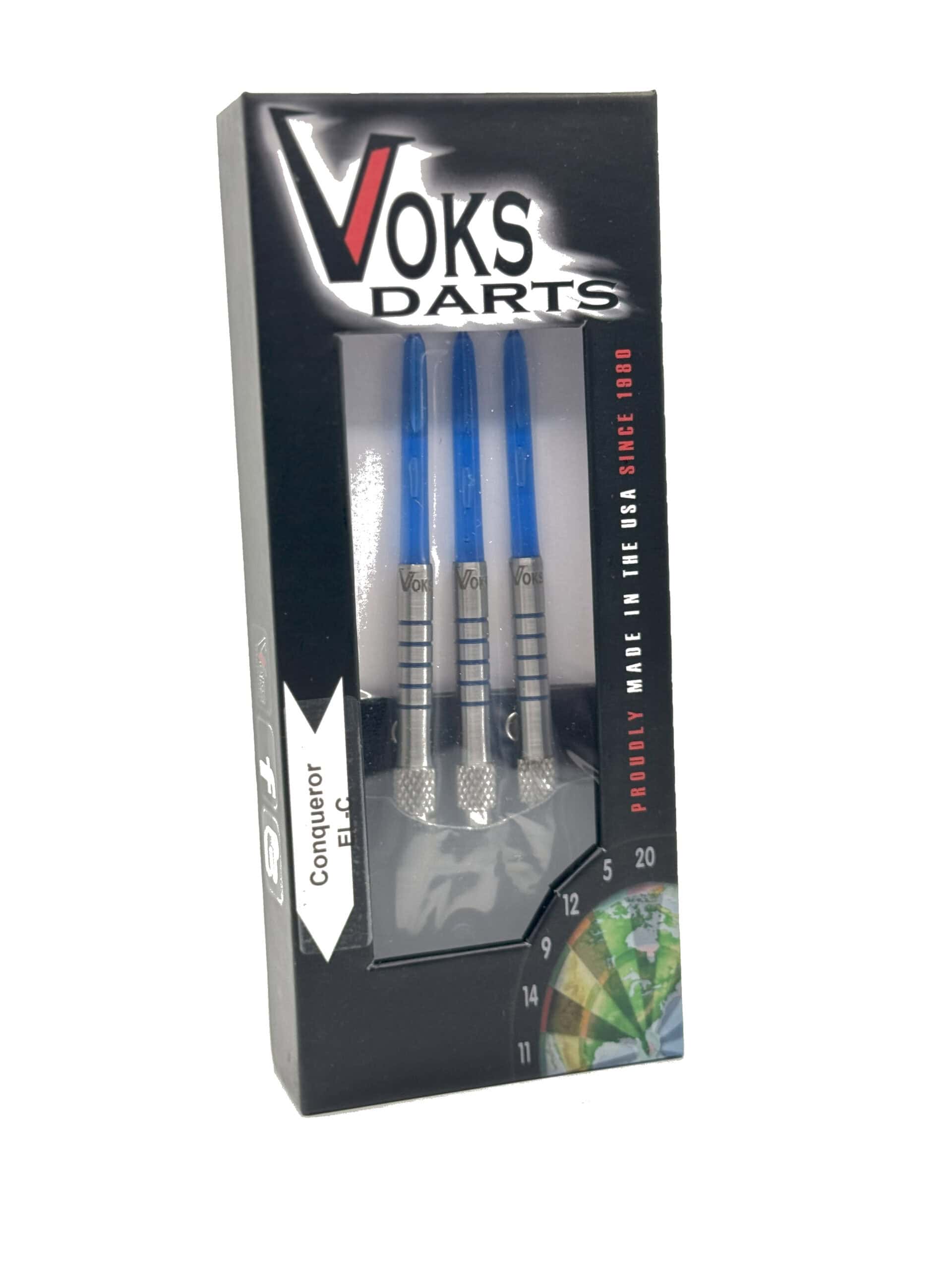Voks Darts Conqueror – EL-C Moveable Steel Tip Darts - 23g
