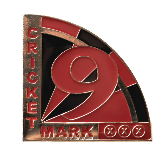 Tournament Pins 9 Mark – Cricket Achievement Pin