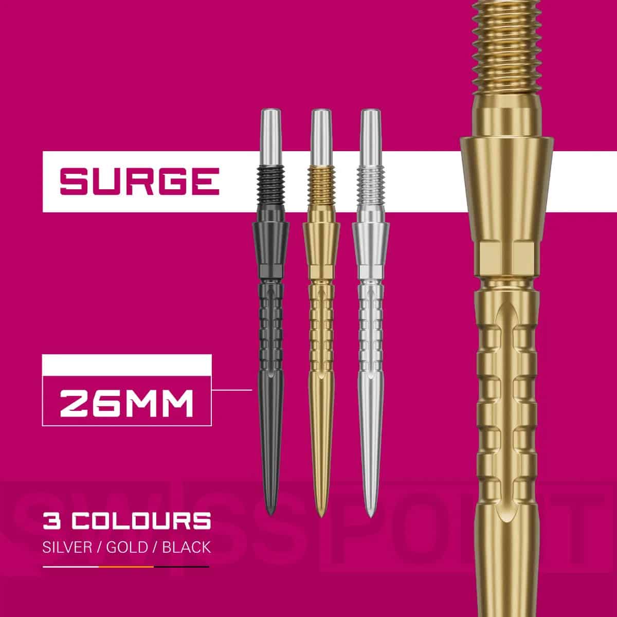 340255 Target Swiss Storm Surge Steel Points