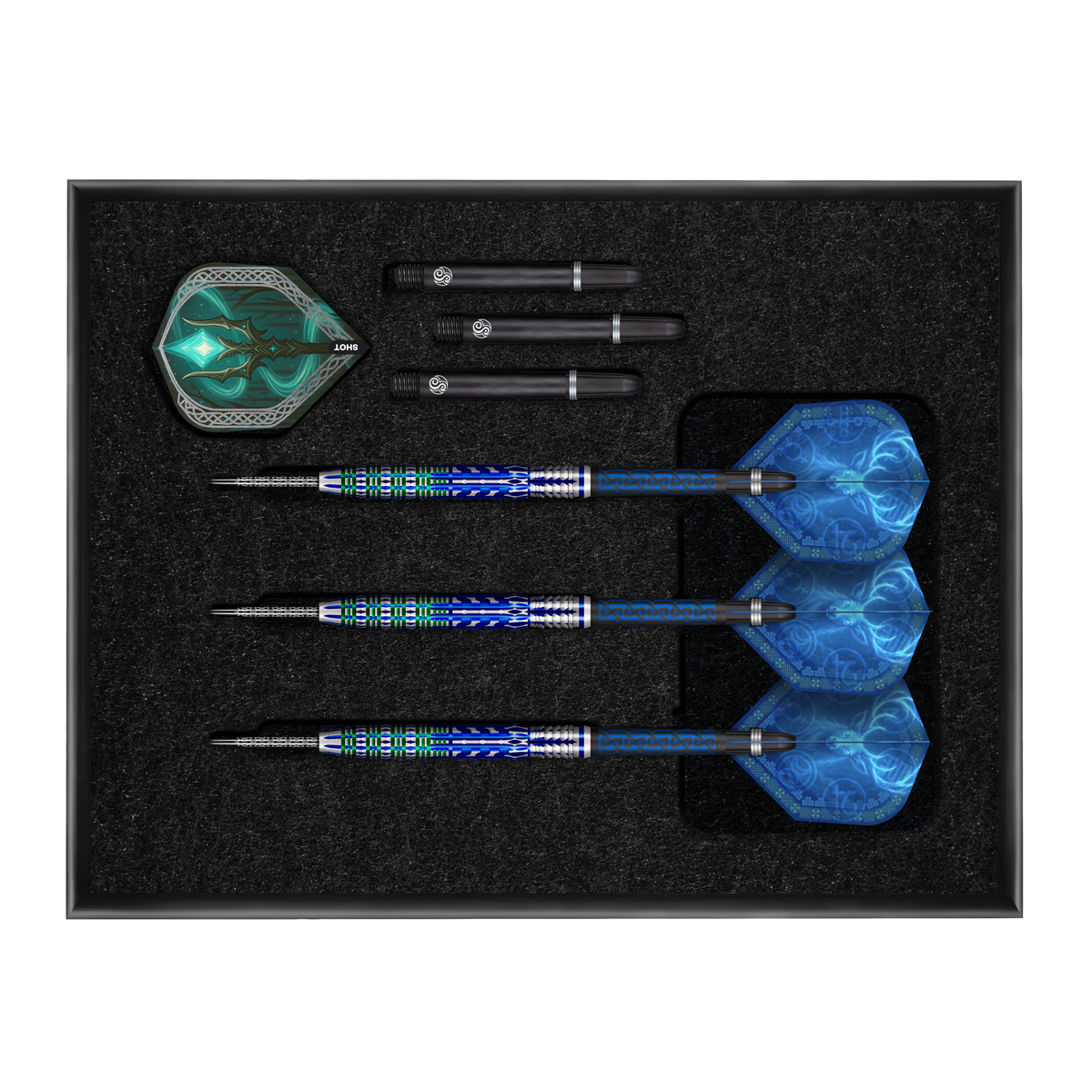 Shot Celt Merlin - 95% Tungsten Steel Tip Dart Set