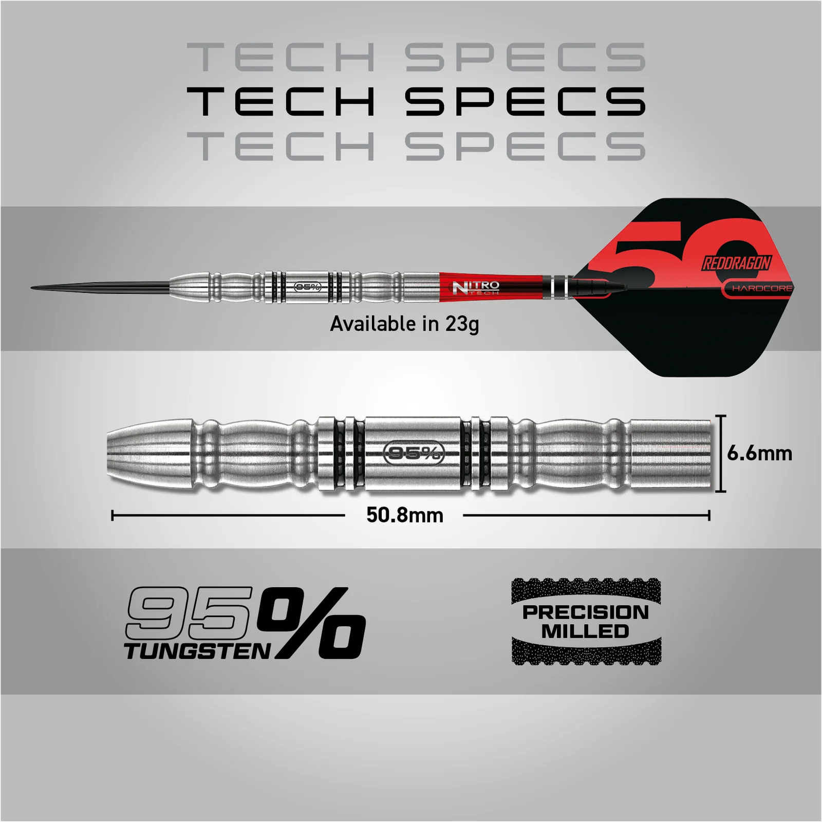 Red Dragon Penetrator 95% Tungsten Darts