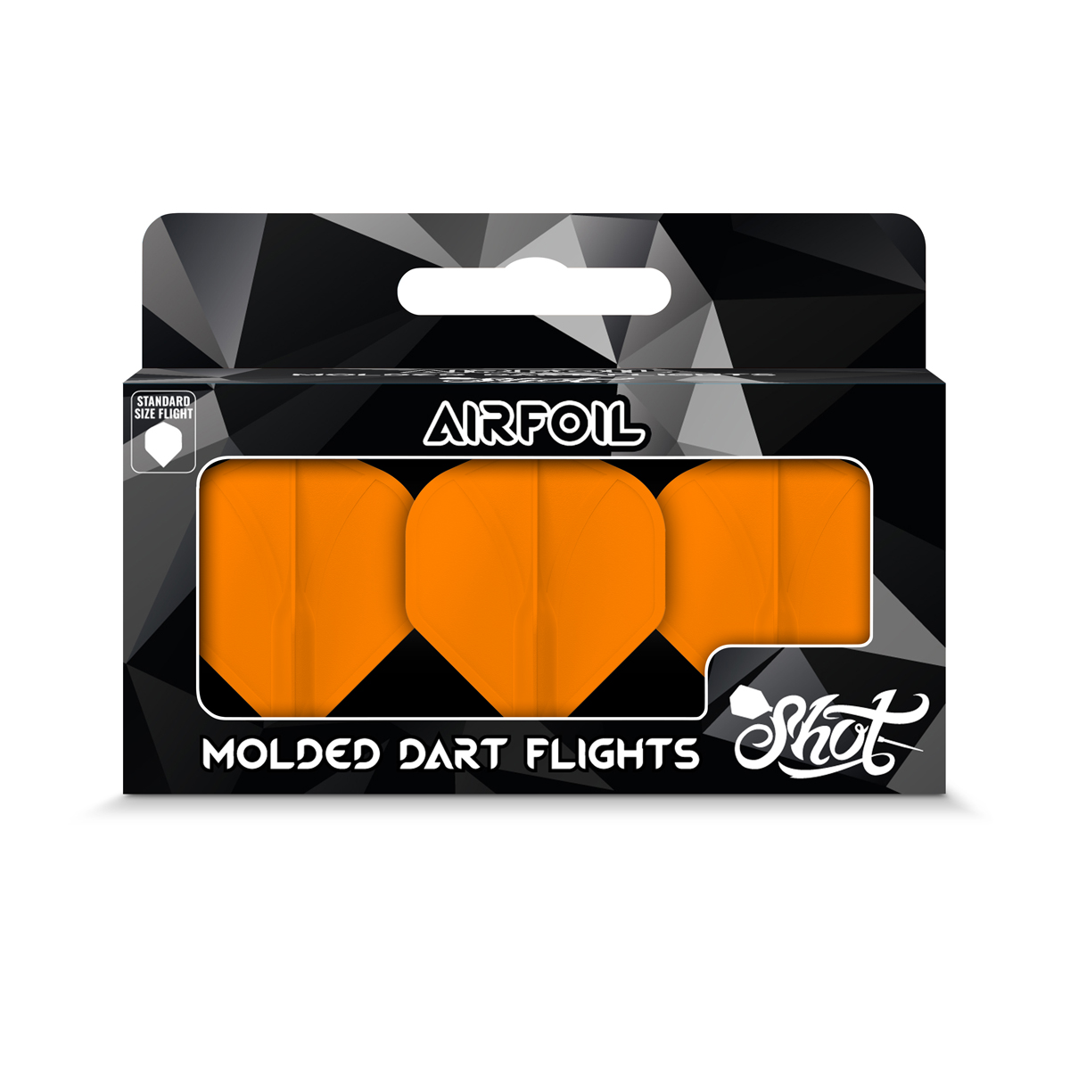Airfoil Molded Dart Flight Set-Orange