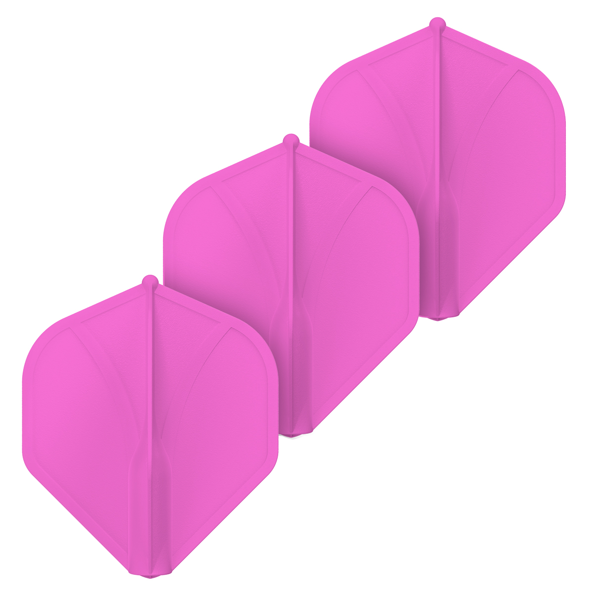 Airfoil Molded Dart Flight Set-Pink