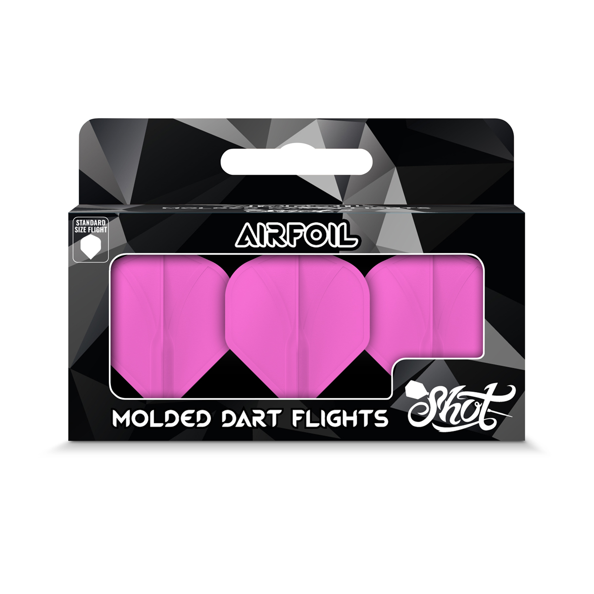 Airfoil Molded Dart Flight Set-Pink
