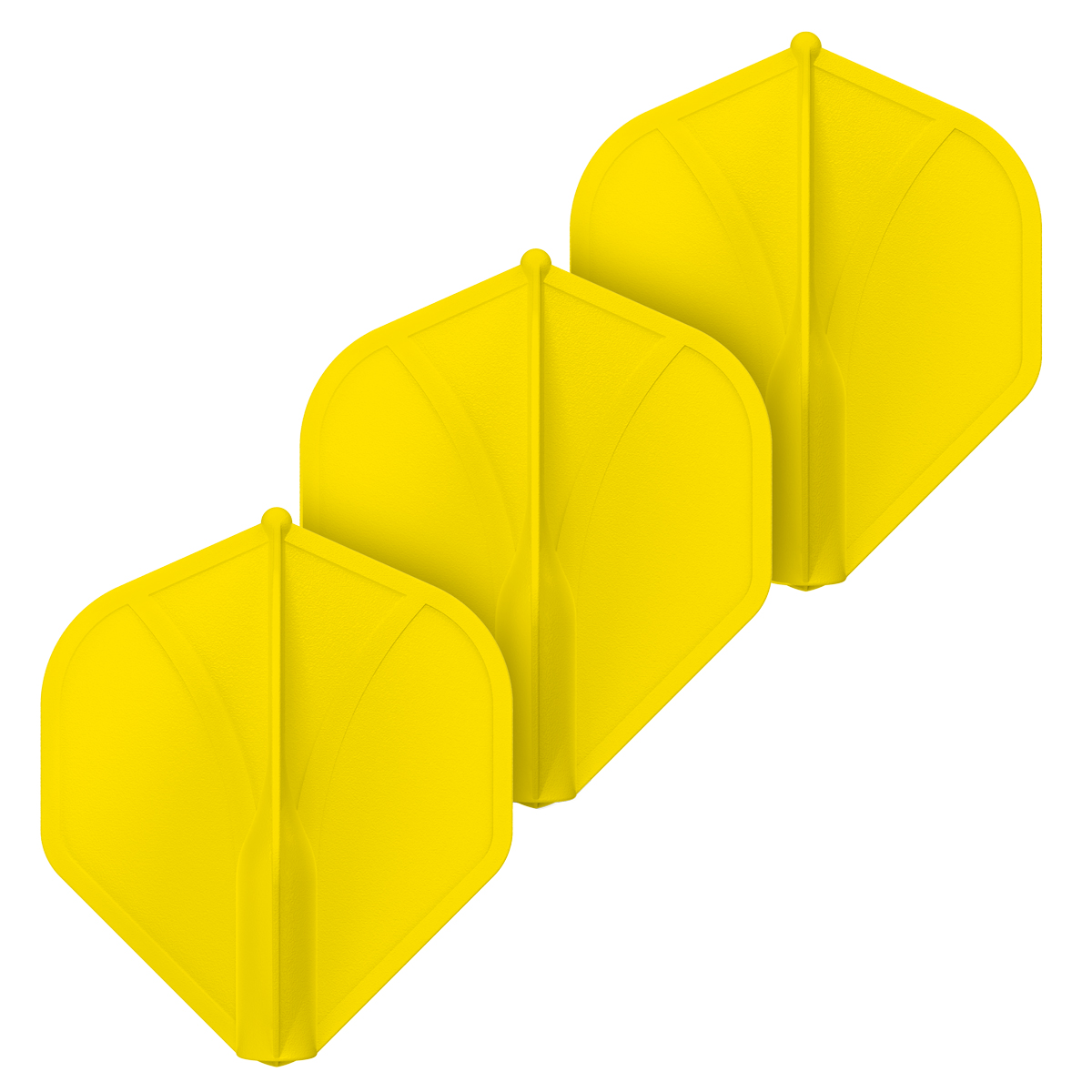 Airfoil Molded Dart Flight Set-Yellow