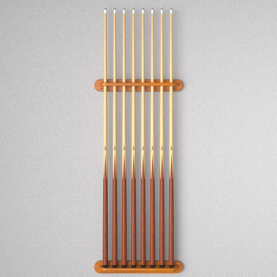 Viper Traditional Oak 8 Cue Wall Cue Rack