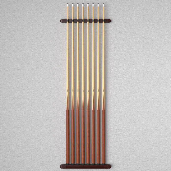 Fat Cat Mahogany 8 Cue 2-Piece Wall Cue Rack