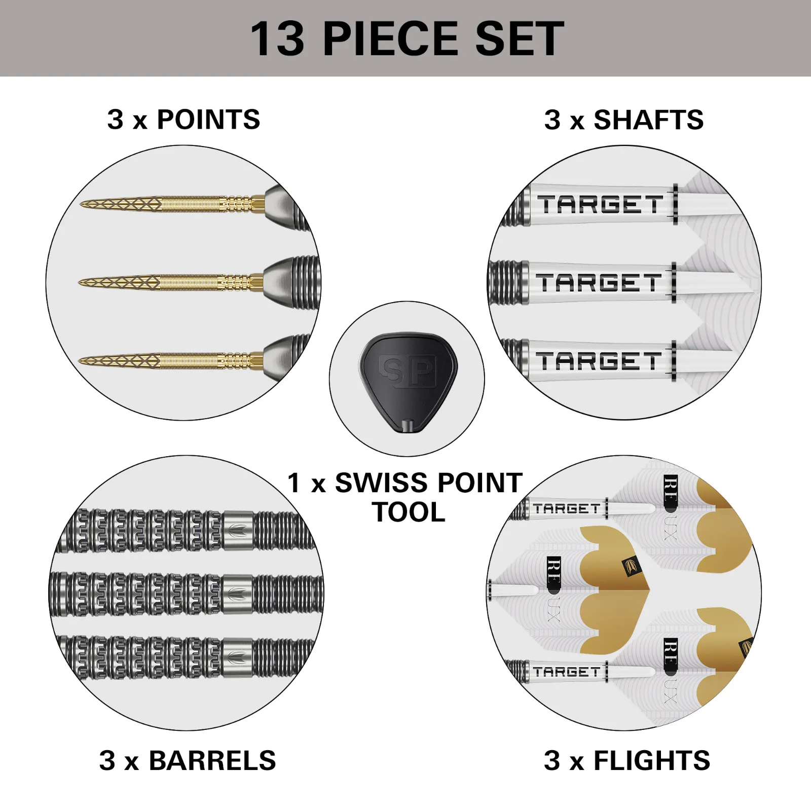 Target Redux 03 Swiss Point Steel Tip Darts
