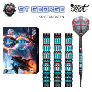 Future Knights St George Soft Tip Dart Set – 95% Tungsten
