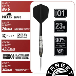 Target Japan Charm Series Smash G3 Swiss Point 90% - Steel Tip Darts